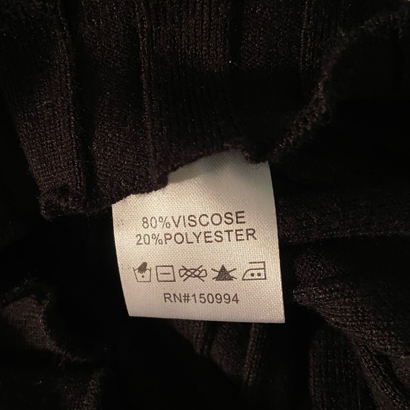 Belldini Elegant Black Sweater with Sparkling Rhinestone Zipper - Picture 11 of 12